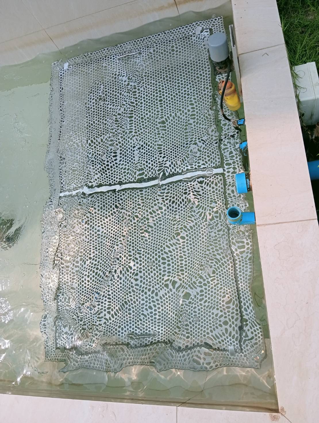 งานติดตั้ง ฝาบ่อน้ำพุ